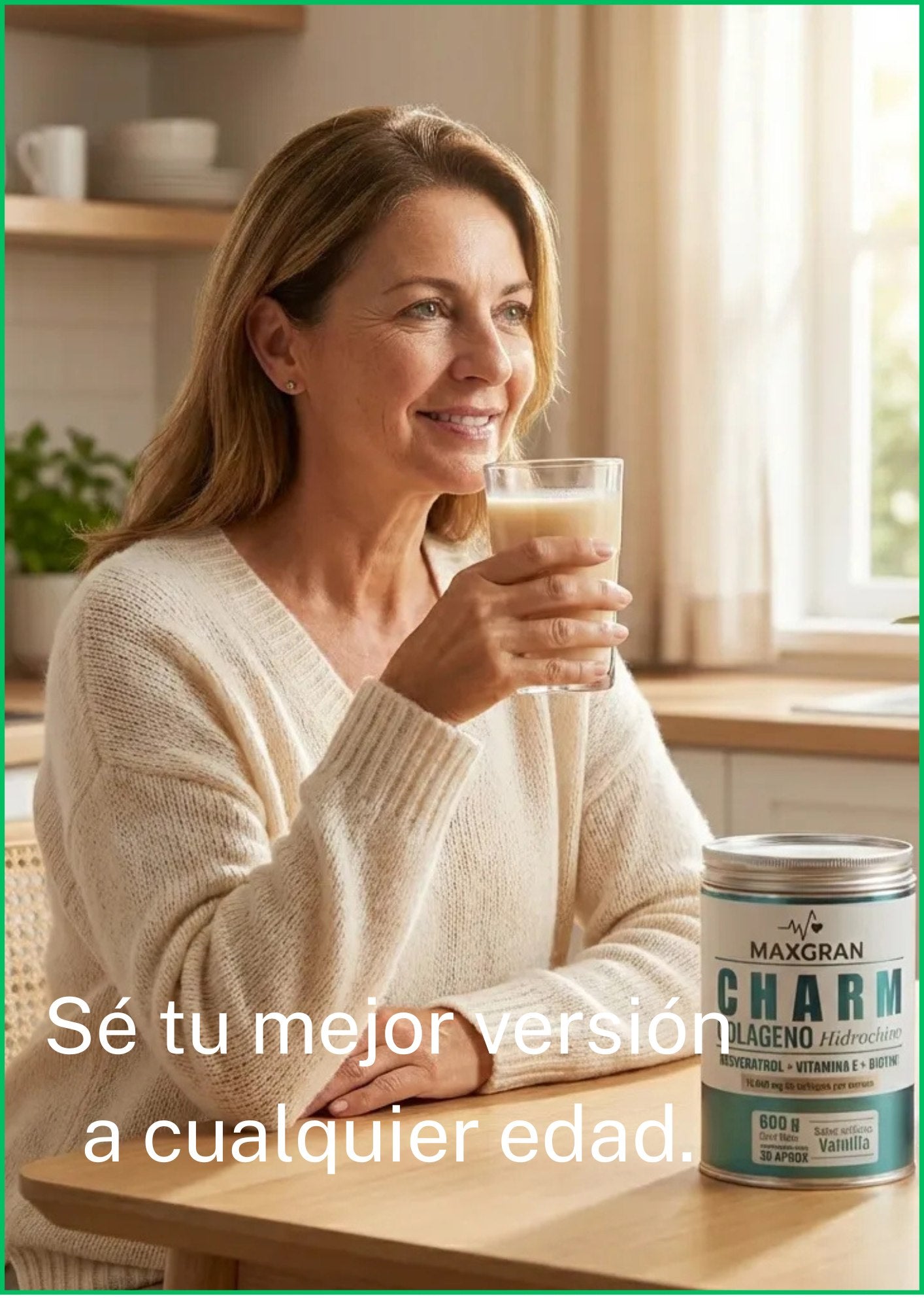 Colágeno Maxgran - Con Resveratrol, Vitamina E y Biotina